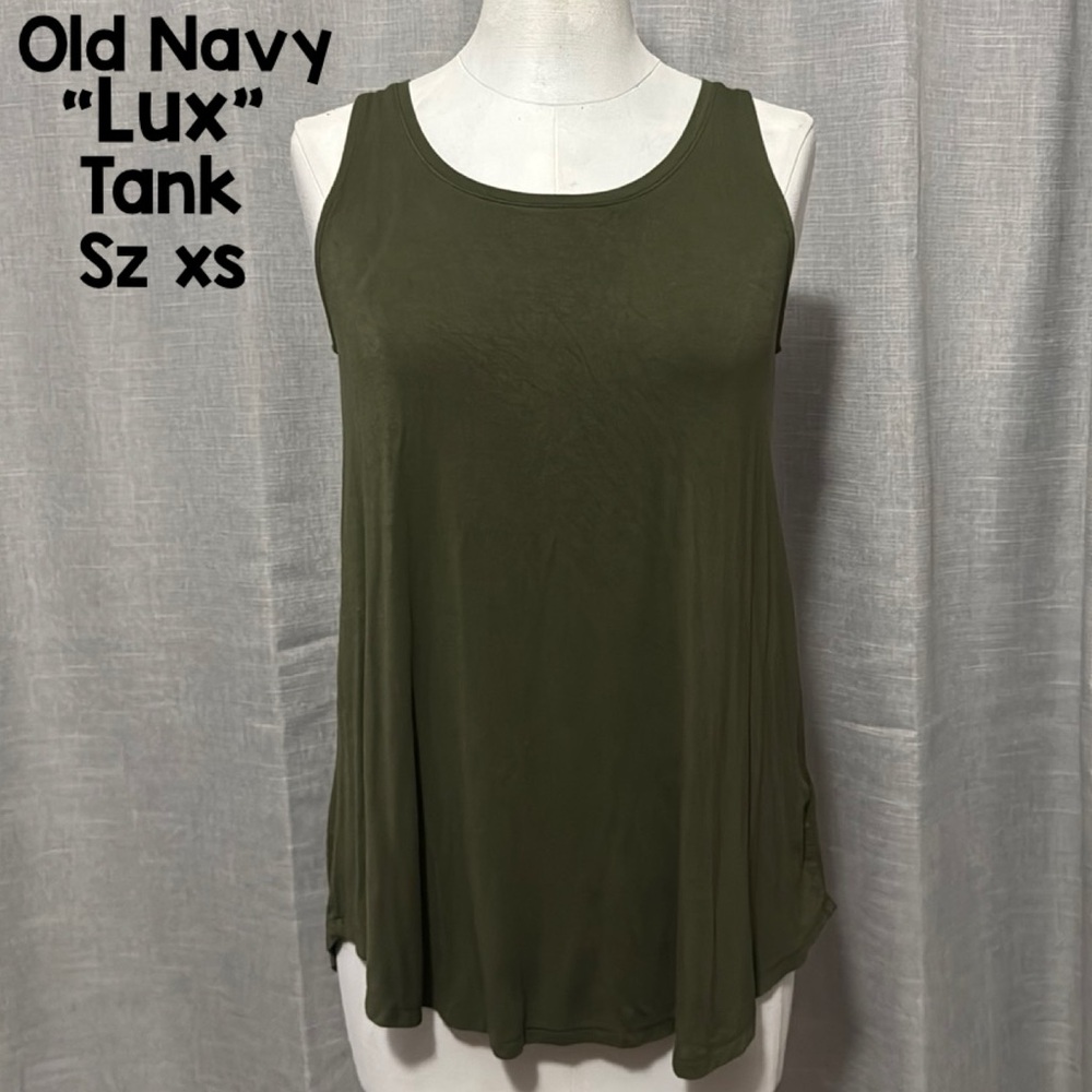 Old Navy Lux Tank-Sz XS-Olive Green
